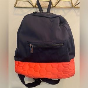 Neiman Marcus Backpack Hot Pink And Navy